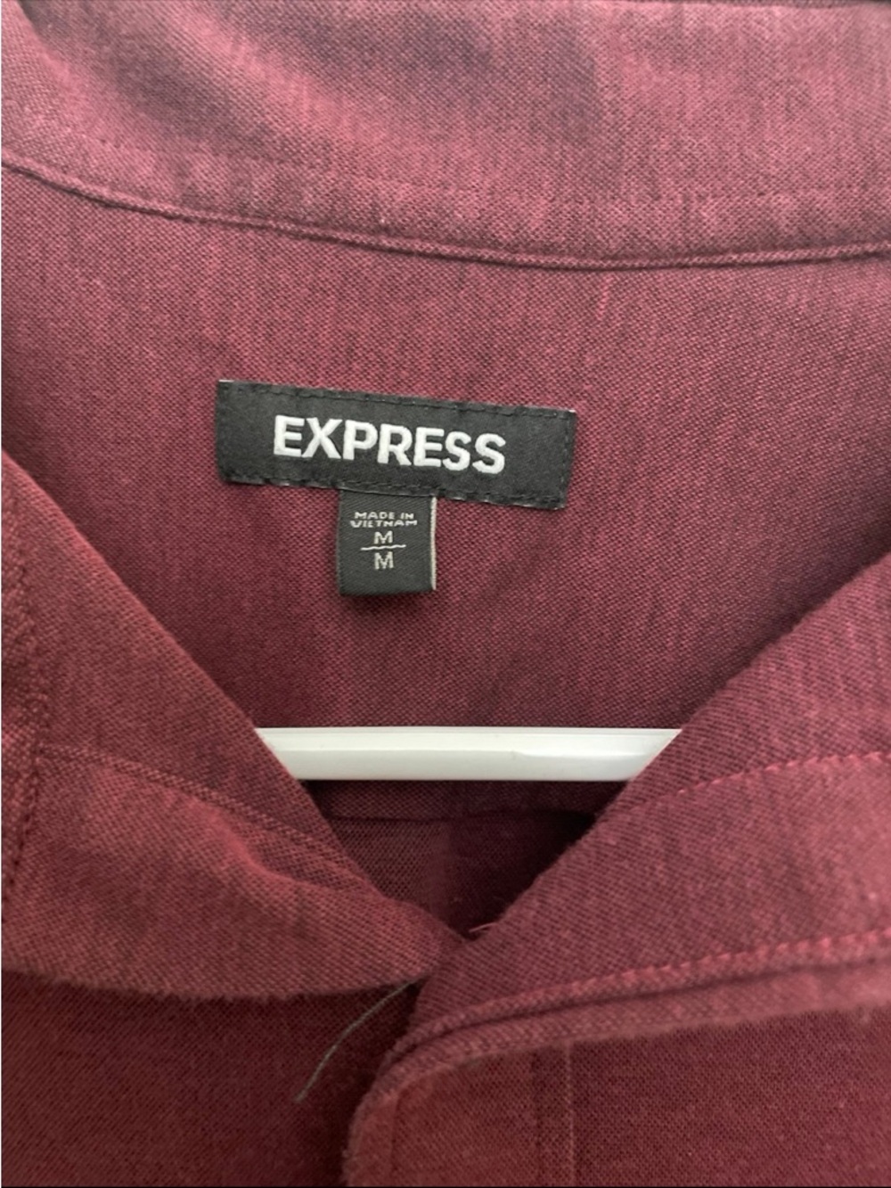 Express Men's Long-Sleeve Button-Up - Picture 2 of 4